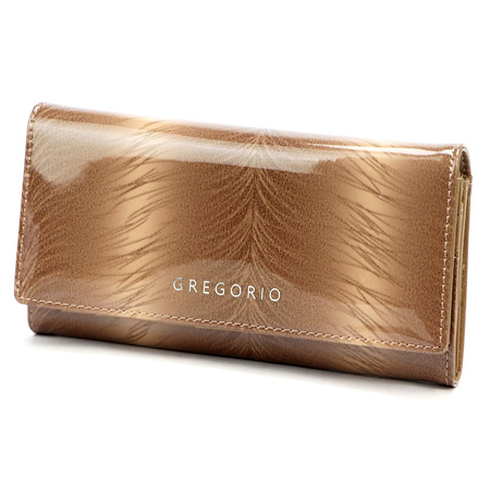 Portfel damski skórzany skóra naturalna Gregorio