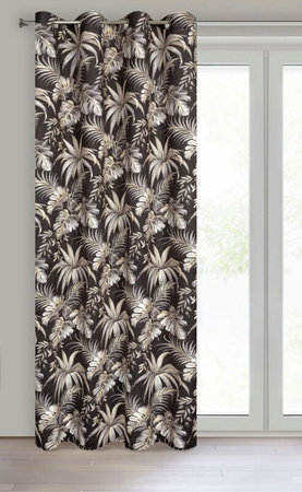 ZASŁONA GOTOWA MAGI 140 X 250 CM CZARNY