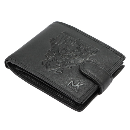 Portfel męski skórzany skóra naturalna Money Kepper 