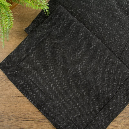 OBRUS STELLA 1 40 X 140 CM CZARNY