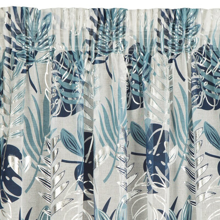 FIRANA GOTOWA MALTA NA TAŚMIE 140 X 270 CM BIAŁY