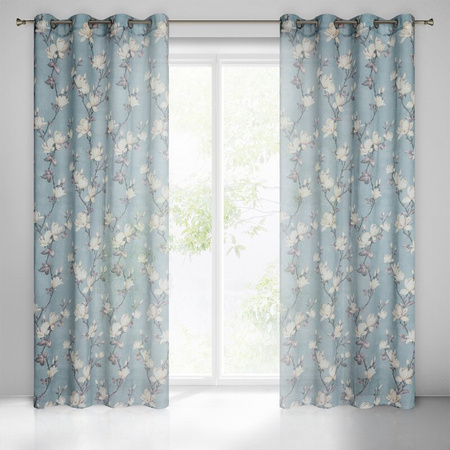 ZASŁONA GOTOWA LUNA 140 X 250 CM BŁĘKITNY