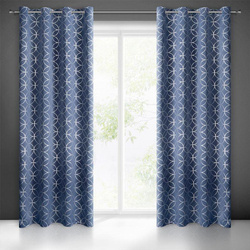 ZASŁONA GOTOWA ABELLA 135 X 250 CM GRANATOWY