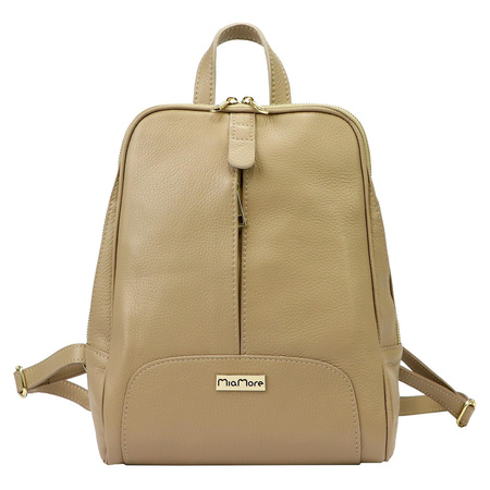 Plecak damski skórzany skóra naturalna MiaMore