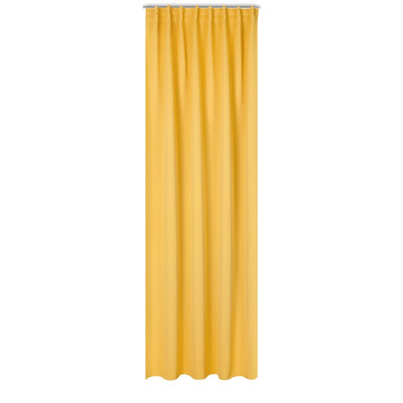 ZASŁONA GOTOWA MILAN NA TAŚMIE 140 X 300 CM MUSZTARDOWY