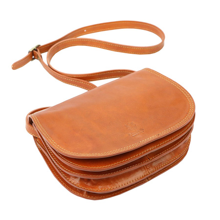 Florence torebka listonoszka skóra naturalna czarny