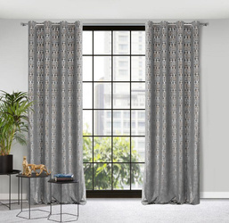 ZASŁONA GOTOWA LAURA 140 X 250 CM STALOWY