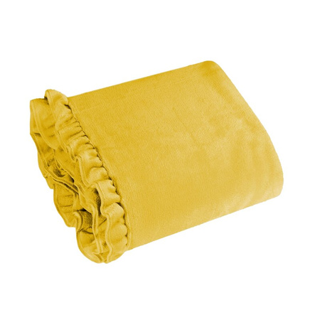 KOC DOLLY 150 X 200 CM MUSZTARDOWY