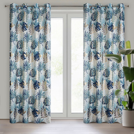 ZASŁONA GOTOWA MALTA 140 X 250 CM BIAŁY