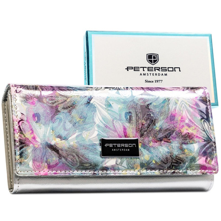Portfel damski skóra naturalna skórzany Peterson