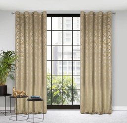 ZASŁONA GOTOWA ARETA 140 X 250 CM BEŻOWY