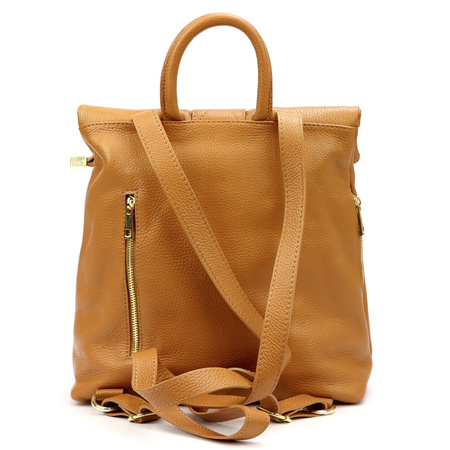 Skórzany pasek męski ELITE czarny 135-cm