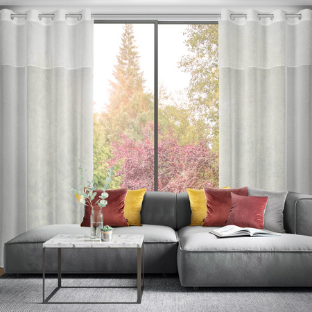 ZASŁONA GOTOWA AGIS 3 140 X 250 CM KREMOWY