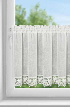 FIRANA GOTOWA DORIS NA TAŚMIE 150 X 60 CM KREMOWY