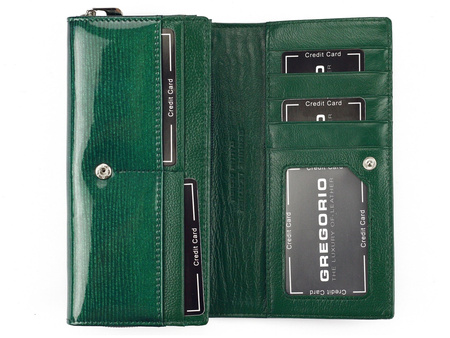 Portfel damski skórzany skóra naturalna Gregorio 