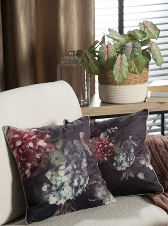 POSZEWKA VELVET 131 45 X 45 CM CIEMNOFIOLETOWY