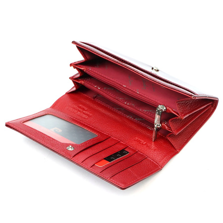 Portfel damski skórzany skóra naturalna Pierre Cardin 