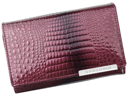 Portfel damski skóra naturalna skórzany Gregorio 