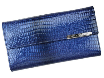 Portfel damski skórzany skóra naturalna Gregorio