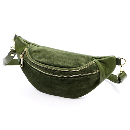 Torebka torebki skórzana saszetka nerka skóra naturalna Luka damska