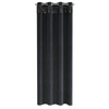 ZASŁONA GOTOWA JASPER 140 X 250 CM CZARNY