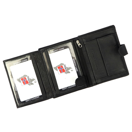 Portfel męski skórzany skóra naturalna Nordee