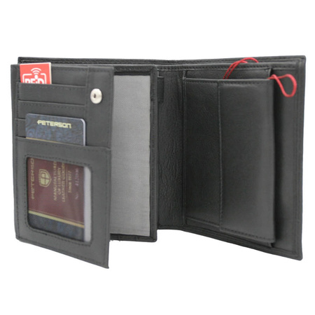 Portfel męski skórzany skóra naturalna  Peterson