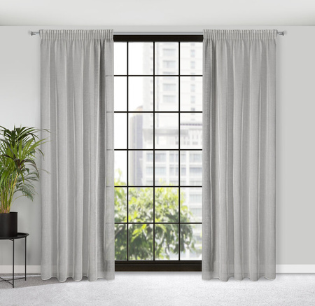 FIRANA GOTOWA KIM 2 NA TAŚMIE 140 X 300 CM SZARY