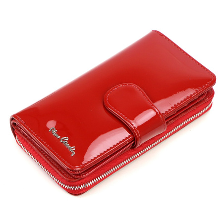 Portfel damski skóra naturalna + skóra ekologiczna Pierre Cardin