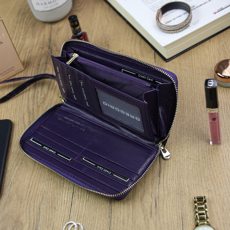 Portfel damski skórzany skóra naturalna Gregorio 