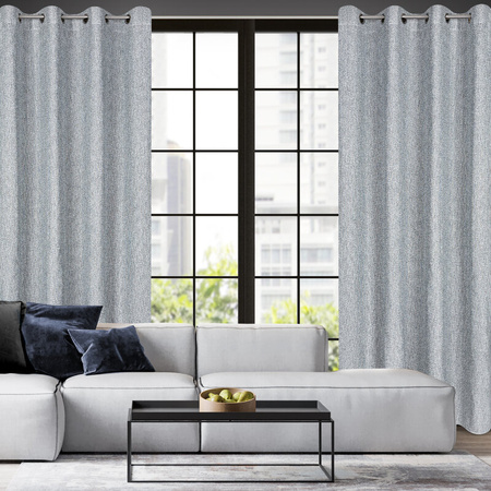 ZASŁONA GOTOWA MEGAN 140 X 250 CM SZARY