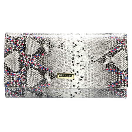 Portfel damski skórzany skóra naturalna Gregorio 