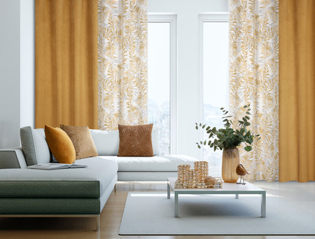 ZASŁONA GOTOWA HARIET 140 X 250 CM NATURALNY