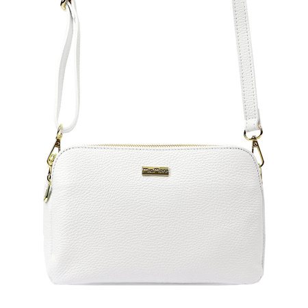 MiaMore torebka listonoszka skóra naturalna szary