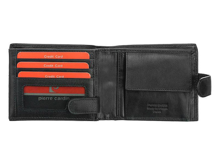 Portfel męski skórzany skóra naturalna Pierre Cardin