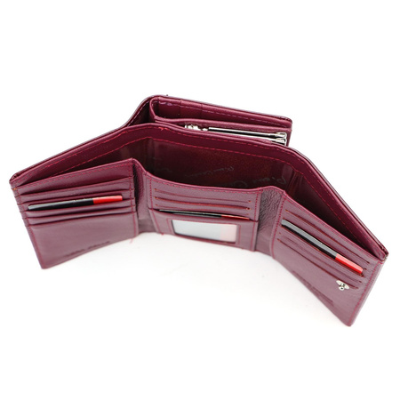 Portfel damski skórzany skóra naturalna Pierre Cardin 