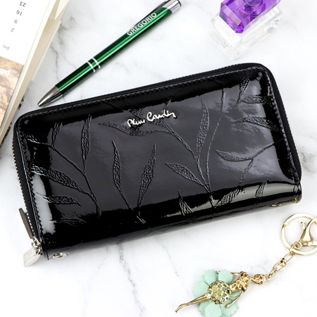 Portfel damski skóra naturalna skórzany Pierre Cardin