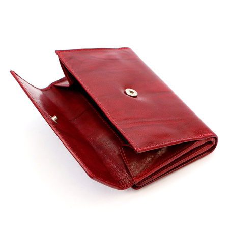 El Forrest portfel skóra naturalna czerwony 17 - kobieta