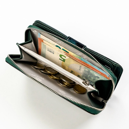 Portfel damski skóra naturalna skórzany Peterson