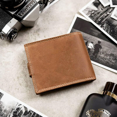 Portfel męski skórzany skóra naturalna Wild 