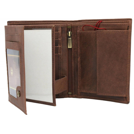 Portfel męski skórzany skóra naturalna  Peterson