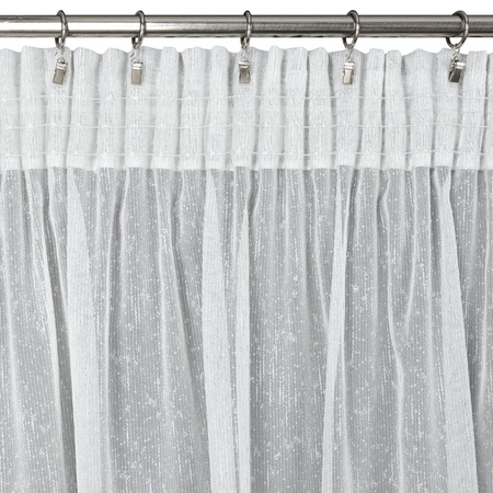 FIRANA GOTOWA KELLY NA TAŚMIE 140 X 270 CM BIAŁY