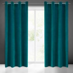 ZASŁONA GOTOWA MILO 140 X 250 CM CIEMNOTURKUSOWY