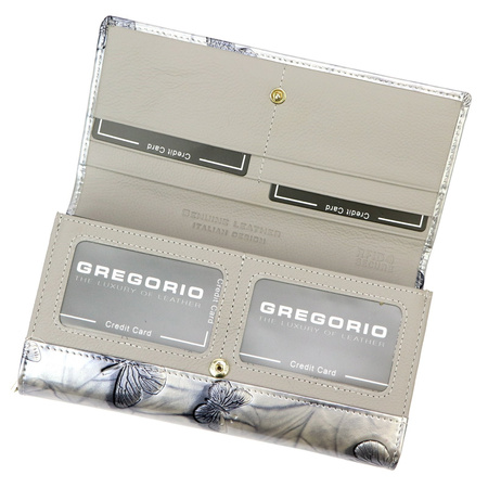 Portfel damski skórzany skóra naturalna Gregorio 