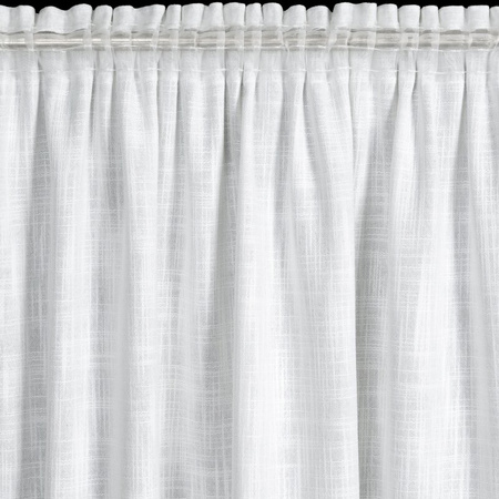 ZASŁONA GOTOWA ROSI 1 NA TAŚMIE 140 X 270 CM BIAŁY