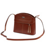 MiaMore torebka listonoszka skóra naturalna brązowy