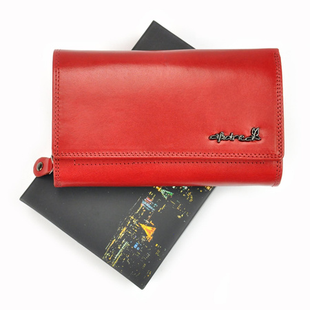 Portfel damski skórzany skóra naturalna Andrea