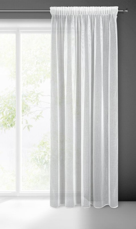 FIRANA GOTOWA KIM NA TAŚMIE 140 X 300 CM BIAŁY