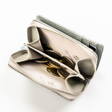 Portfel damski skóra naturalna skórzany Peterson