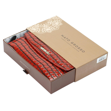 Portfel damski skórzany skóra naturalna Mato Grosso